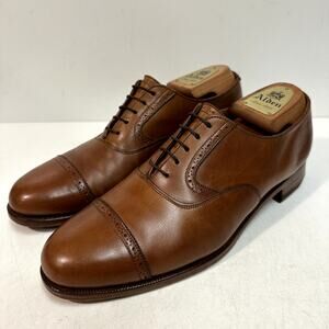NEW HEELS Crockett & Jones x Ralph Lauren Cap Toe Oxford Bench Made England 8 D